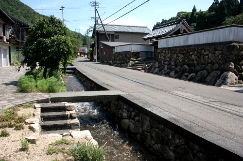 舟川の船溜跡 疋田 敦賀市 福井県