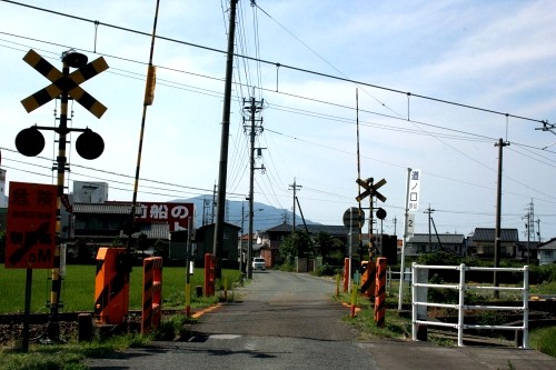 旧西近江路・JR小浜線道ノ口踏切 道口 敦賀市 福井県