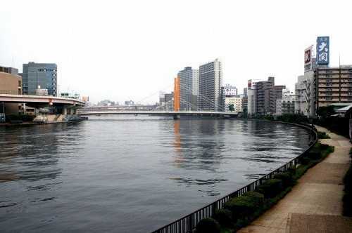 新大橋 墨田川 深川