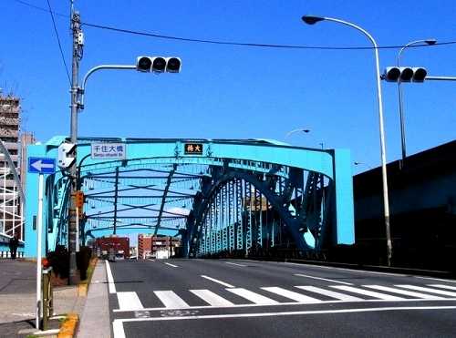 千住大橋 隅田川 千住