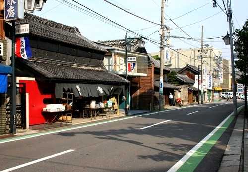 旧道 越谷宿街並み 中町 越谷