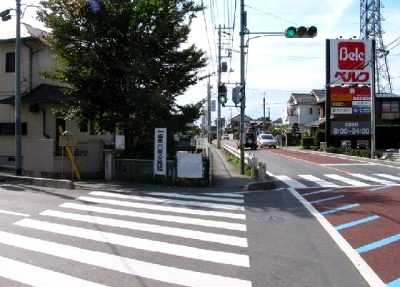 日光道中・日光御成道合流点 幸手市南2-10-30地先