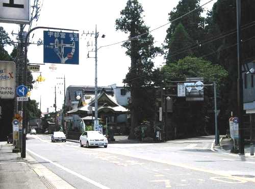 左：日光街道 右：例幣使街道 今市