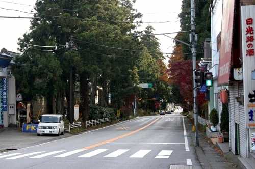 日光杉並木街道終点 日光