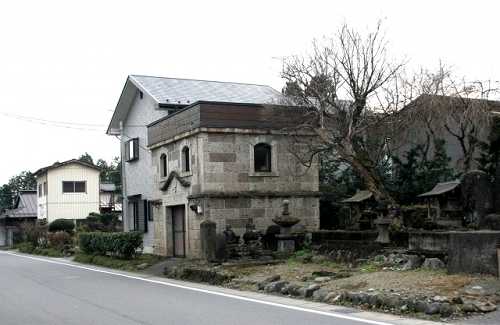 石塔群・町並み 大渡 日光市