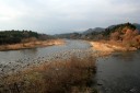 大渡橋より鬼怒川上流 塩谷町