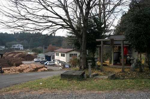 桜地蔵 国道4号合流点脇 針生 矢板市