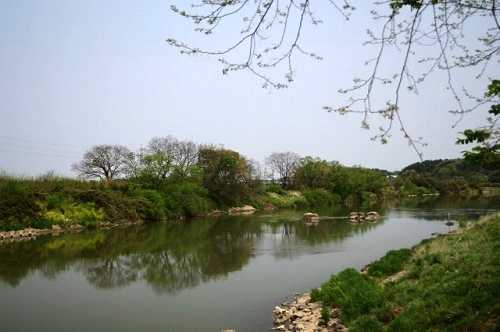 供中の渡し（安達ヶ橋下流） 安達ヶ原 二本松