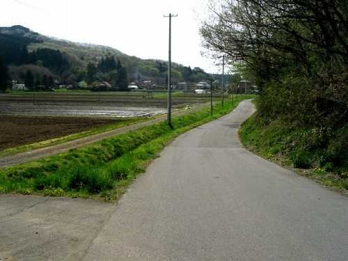 関山入り口 関辺 白河市