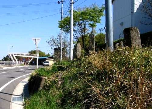 岩作 石碑群 道標 岩作 郡山市