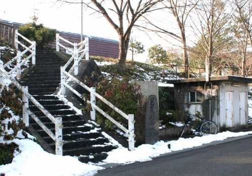 芭蕉行脚の碑 関ヶ丘 一関市