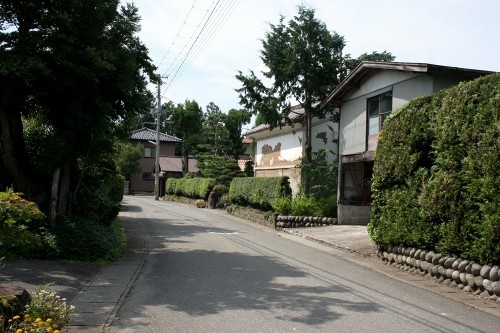 旧羽黒街道 西田 羽黒町荒川 鶴岡市 山形県