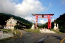 湯殿山本宮大鳥居 六十里山 田麦俣 鶴岡市 山形県