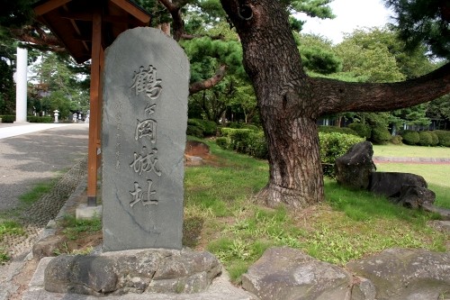 鶴ヶ丘城址 馬場町 鶴岡市 山形県