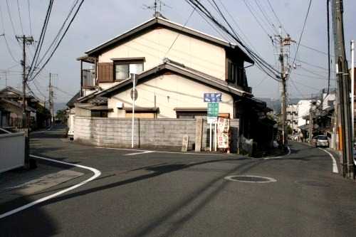 大津街道（京街道・奈良街道）追分 髭茶屋屋敷町・山梨区/追分町・大津市
