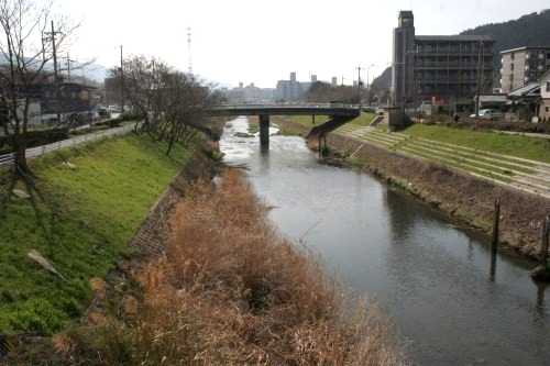 山梨川・勧修寺橋 勧修寺風呂尻町 山科区 京都市