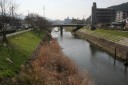 山梨川・勧修寺橋 勧修寺風呂尻町 山科区 京都市