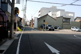 御鮨街道道順 幸ノ町・高砂町 岐阜市 岐阜県