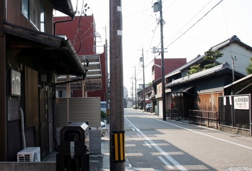 岐阜問屋跡（左手） 加納新町 岐阜市 岐阜県
