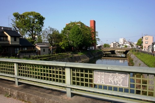 加納大橋・荒田川 加納八幡町 岐阜市 岐阜県