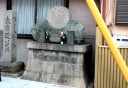 ぶたれ坊と茶所・道標 加納八幡町 岐阜市 岐阜県