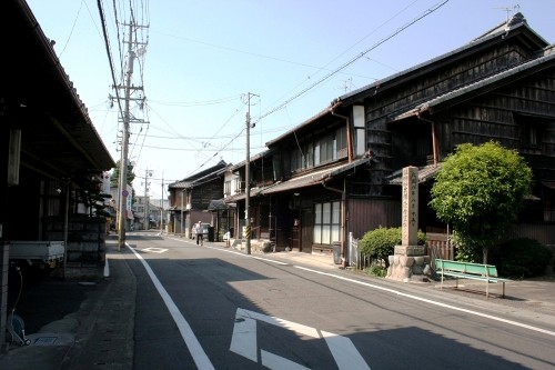 笠松宿家並み 上新町 羽島郡笠松町 岐阜県