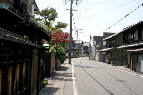 町並み 黒田 木曽川町 一宮市 愛知県