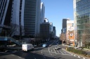 青梅街道 新都心歩道橋より 西新宿７丁目 東京都