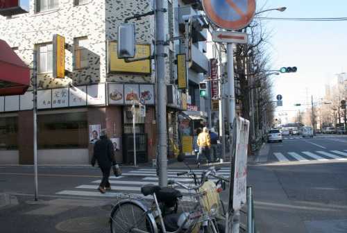 旧五日市街道入口 梅里1丁目 杉並区 東京都