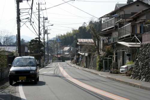 旧五日市街道 横沢 あきる野市 東京都