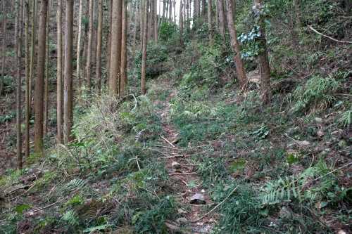 旧成木街道 黒沢2丁目 青梅市 東京都