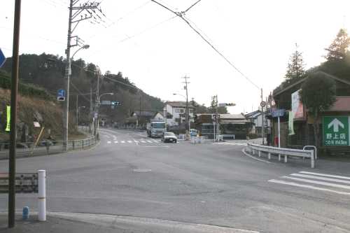 小曽木街道・成木街道交差点 黒沢2丁目 青梅市 東京都