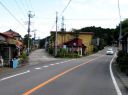 宿入り口（東端） 左が旧道 佐久山 栃木