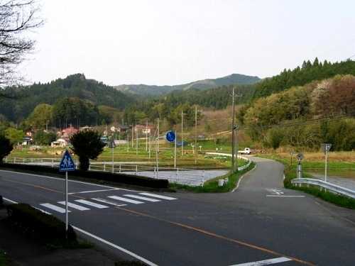 板屋・高瀬方面旧道入り口 那須町 栃木