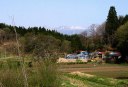 衣がえの清水から西方、那須連峰を望む 泉岡 白河市 福島