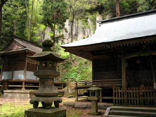 岩窟切岸城址 八幡神社 小田川 白河市 福島