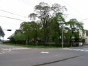 常陸街道（旧県道棚倉矢吹線）追分と幸福寺 新町 矢吹町 西白河郡 福島