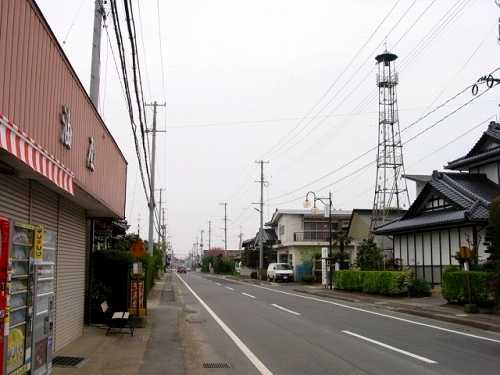 町並み 笠石 鏡石町 岩瀬郡 福島