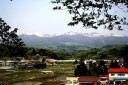 安達太良連峰 二本松城見晴台より 二本松市