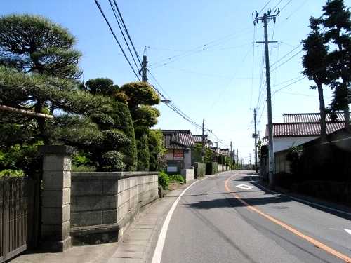 日出山町並み 安積町日出山３丁目 郡山市