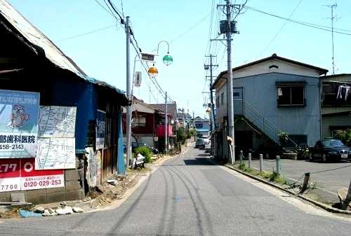 三春日和田線起点 日和田 郡山市