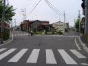奥州街道（左）会津街道（右）追分 本宮町 安達郡 福島
