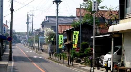 南杉田宿 町並み 東町 杉田 二本松市