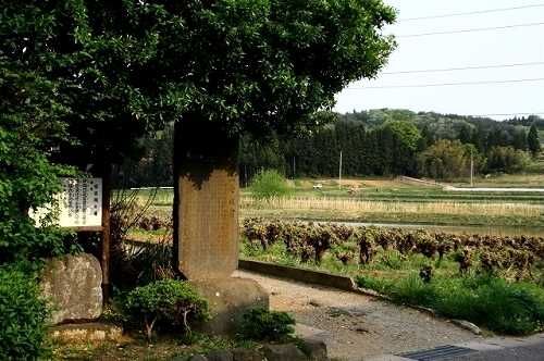 信夫隠の碑 信夫隠 松川町 福島市