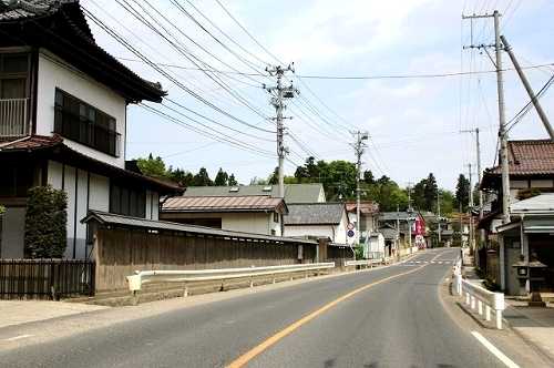 浅川新町（若宮）宿 町並み 松川町浅川 福島市