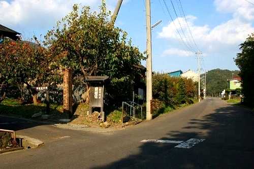 貝田宿北詰め 貝田 国見町 伊達郡