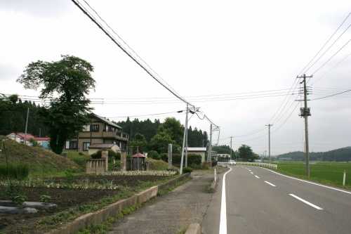 一里塚跡(雲泉寺前) 上宮前 駒場 大衡村 黒川郡 宮城県