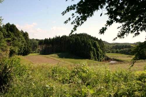 旧奥州街道より瀬峰小深沢方面展望 栗原市 宮城県