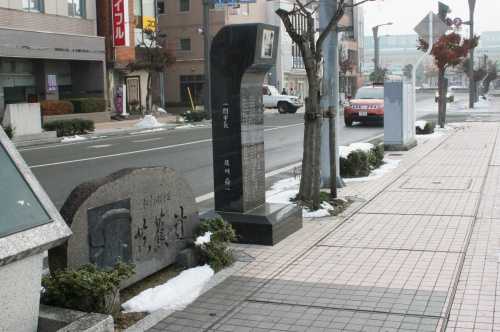 芭蕉の辻 新大町（駅前）一関市 岩手県