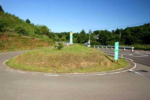 金成健康広場入口（旧奥州街道） 大平 金成 栗原市 宮城県